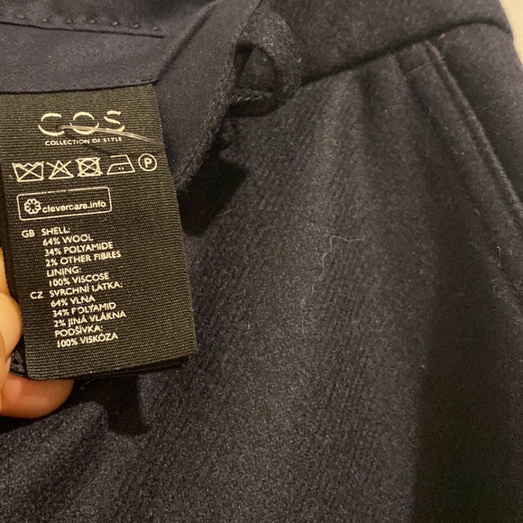 Cos Trousers pants Navy 38 8 - Picture 4 of 5